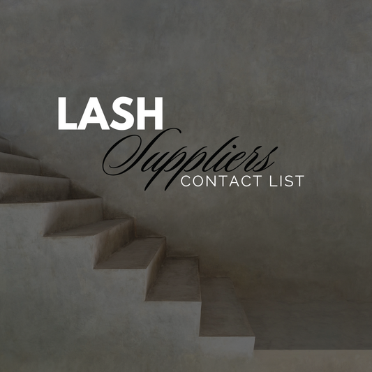 Lash Suppliers Contact List